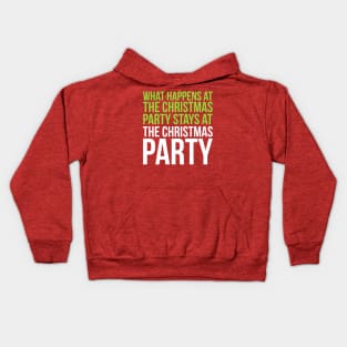 What Happens at the Xmas Party... Kids Hoodie